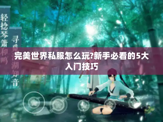 完美世界私服怎么玩?新手必看的5大入门技巧