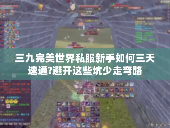 三九完美世界私服新手如何三天速通?避开这些坑少走弯路 三九完美世界私服新手如何三天速通?避开这些坑少走弯路
