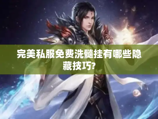 完美私服免费洗髓挂有哪些隐藏技巧?