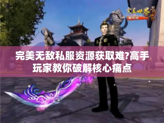 完美无敌私服资源获取难?高手玩家教你破解核心痛点