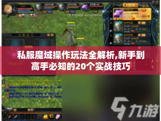 私服魔域操作玩法全解析,新手到高手必知的20个实战技巧