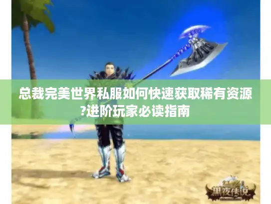 总裁完美世界私服如何快速获取稀有资源?进阶玩家必读指南