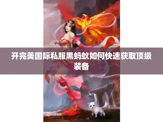 开完美国际私服黑蚂蚁如何快速获取顶级装备