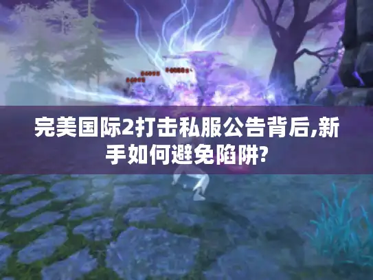 完美国际2打击私服公告背后,新手如何避免陷阱?