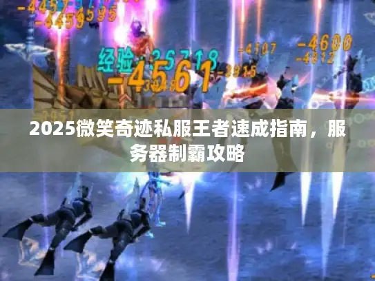 2025微笑奇迹私服王者速成指南，服务器制霸攻略