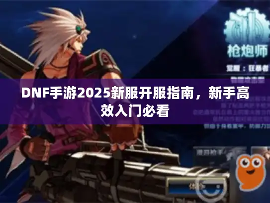 DNF手游2025新服开服指南，新手高效入门必看