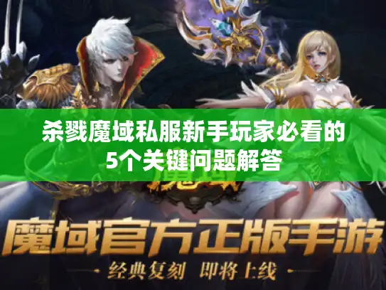 杀戮魔域私服新手玩家必看的5个关键问题解答