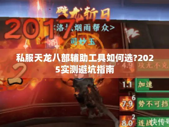 私服天龙八部辅助工具如何选?2025实测避坑指南