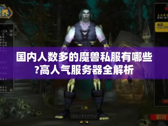 国内人数多的魔兽私服有哪些?高人气服务器全解析