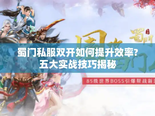 蜀门私服双开如何提升效率?五大实战技巧揭秘 蜀门私服双开如何提升效率?五大实战技巧揭秘