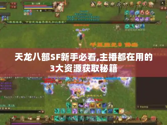 天龙八部SF新手必看,主播都在用的3大资源获取秘籍