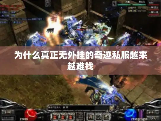 为什么真正无外挂的奇迹私服越来越难找