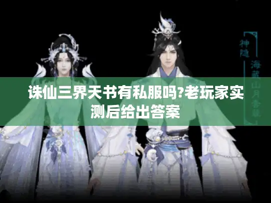 诛仙三界天书有私服吗?老玩家实测后给出答案