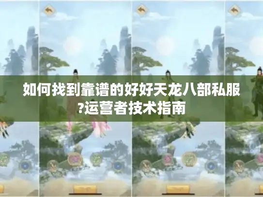 如何找到靠谱的好好天龙八部私服?运营者技术指南