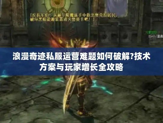 浪漫奇迹私服运营难题如何破解?技术方案与玩家增长全攻略