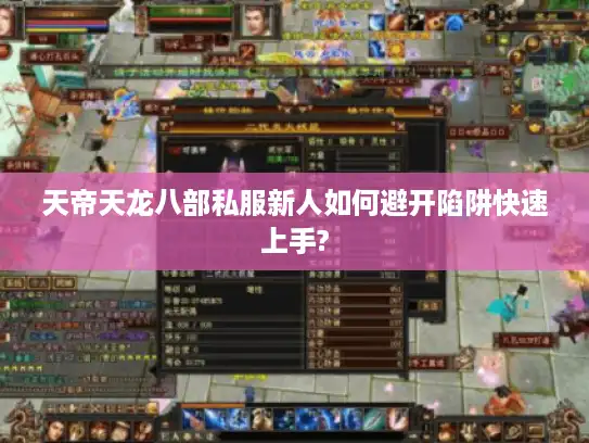 天帝天龙八部私服新人如何避开陷阱快速上手? 天帝天龙八部私服新人如何避开陷阱快速上手?