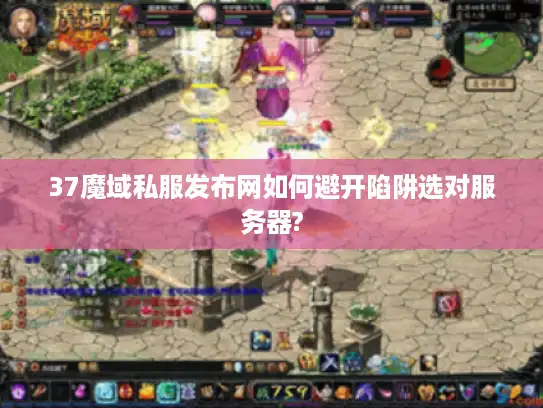 37魔域私服发布网如何避开陷阱选对服务器?