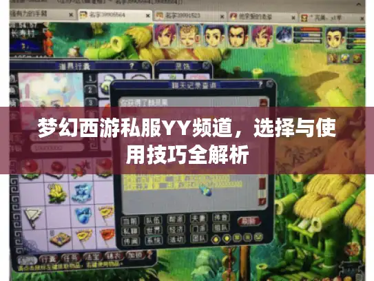 梦幻西游私服YY频道,选择与使用技巧全解析 梦幻西游私服YY频道,选择与使用技巧全解析