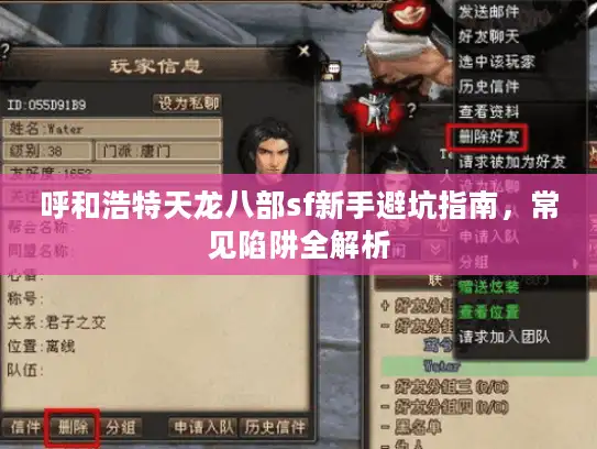 呼和浩特天龙八部sf新手避坑指南，常见陷阱全解析