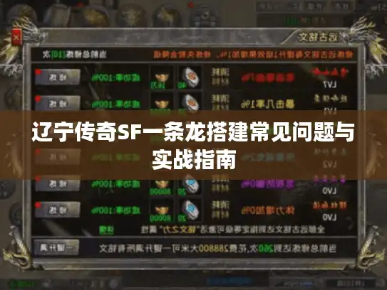 辽宁传奇SF一条龙搭建常见问题与实战指南