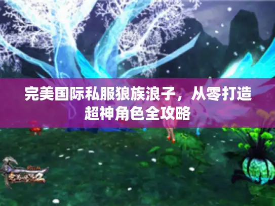 完美国际私服狼族浪子，从零打造超神角色全攻略