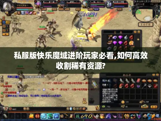 私服版快乐魔域进阶玩家必看,如何高效收割稀有资源?