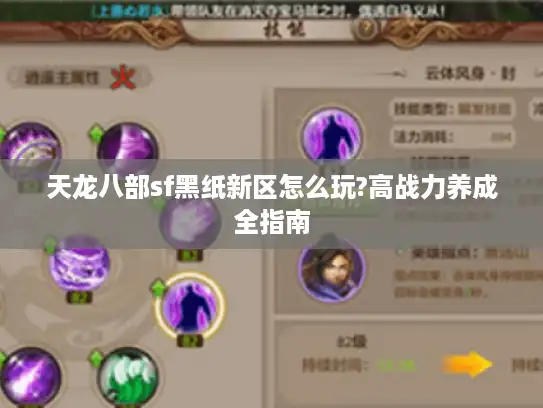 天龙八部sf黑纸新区怎么玩?高战力养成全指南