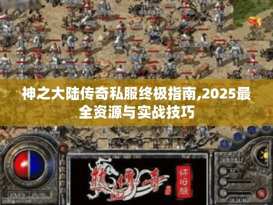 神之大陆传奇私服终极指南,2025最全资源与实战技巧