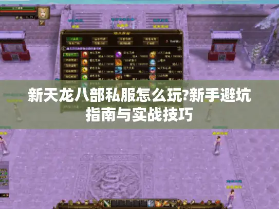 新天龙八部私服怎么玩?新手避坑指南与实战技巧 新天龙八部私服怎么玩?新手避坑指南与实战技巧