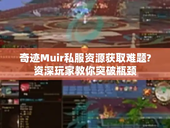 奇迹Muir私服资源获取难题?资深玩家教你突破瓶颈