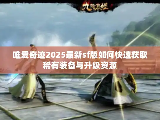 唯爱奇迹2025最新sf版如何快速获取稀有装备与升级资源