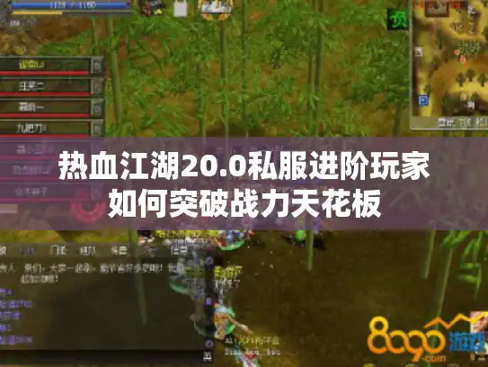 热血江湖20.0私服进阶玩家如何突破战力天花板