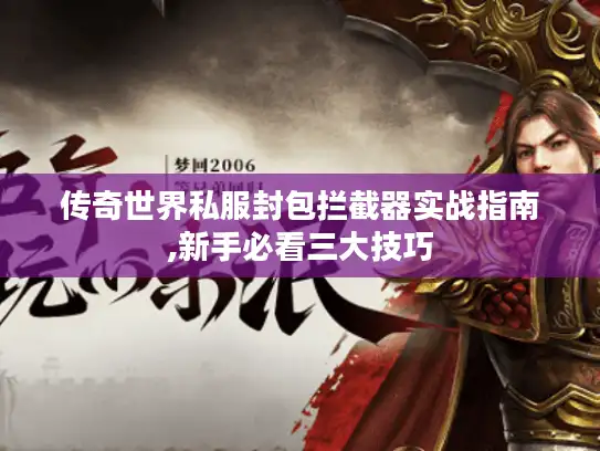 传奇世界私服封包拦截器实战指南,新手必看三大技巧 传奇世界私服封包拦截器实战指南,新手必看三大技巧