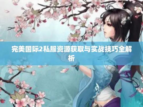 完美国际2私服资源获取与实战技巧全解析