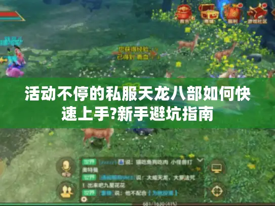 活动不停的私服天龙八部如何快速上手?新手避坑指南