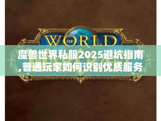 魔兽世界私服2025避坑指南,普通玩家如何识别优质服务器?