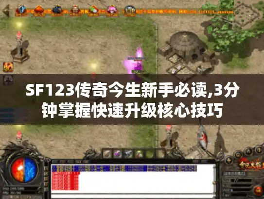SF123传奇今生新手必读,3分钟掌握快速升级核心技巧