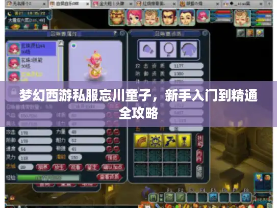 梦幻西游私服忘川童子,新手入门到精通全攻略 梦幻西游私服忘川童子,新手入门到精通全攻略