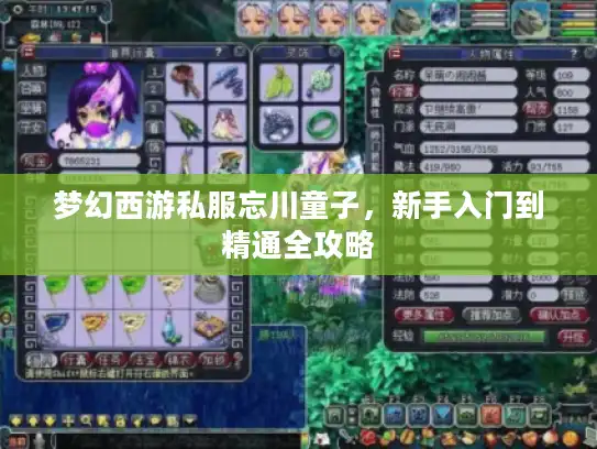 梦幻西游私服忘川童子,新手入门到精通全攻略 梦幻西游私服忘川童子,新手入门到精通全攻略