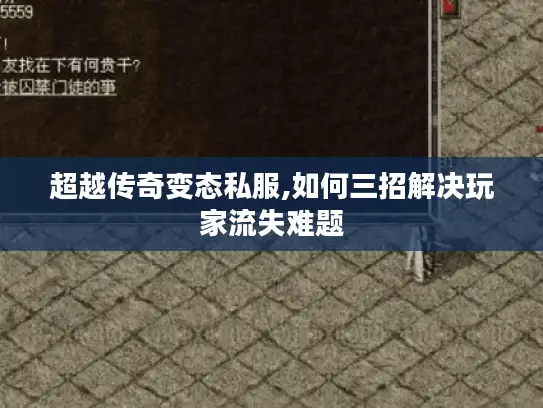 超越传奇变态私服,如何三招解决玩家流失难题