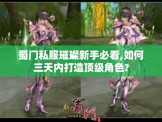 蜀门私服璀璨新手必看,如何三天内打造顶级角色?