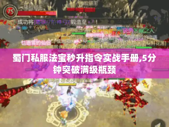 蜀门私服法宝秒升指令实战手册,5分钟突破满级瓶颈