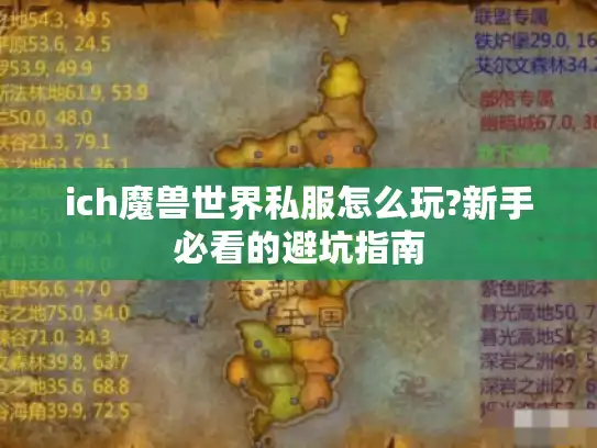 ich魔兽世界私服怎么玩?新手必看的避坑指南
