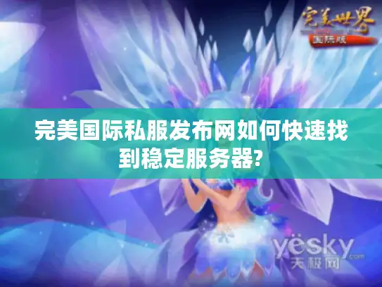完美国际私服发布网如何快速找到稳定服务器?