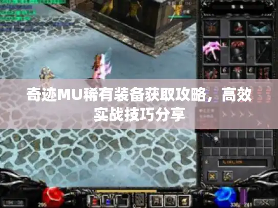 奇迹MU稀有装备获取攻略，高效实战技巧分享