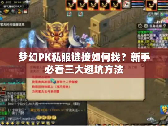 梦幻PK私服链接如何找?新手必看三大避坑方法 梦幻PK私服链接如何找?新手必看三大避坑方法