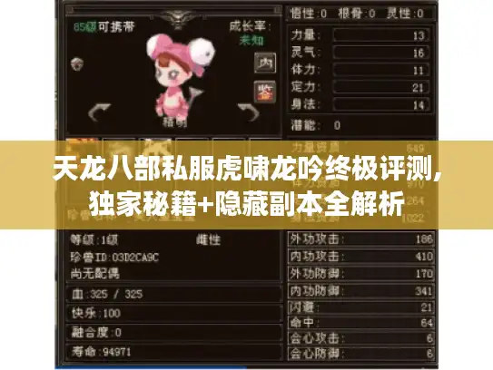 天龙八部私服虎啸龙吟终极评测,独家秘籍+隐藏副本全解析