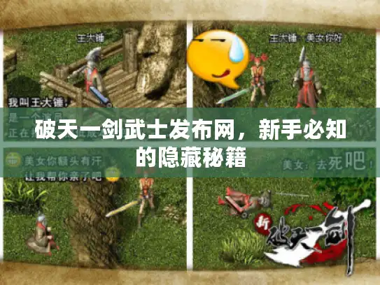 破天一剑武士发布网，新手必知的隐藏秘籍
