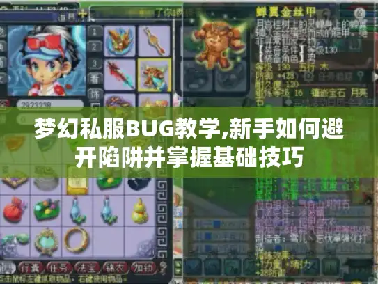 梦幻私服BUG教学,新手如何避开陷阱并掌握基础技巧