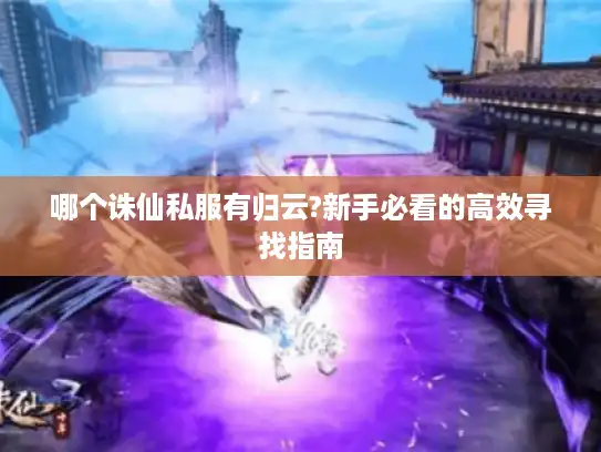 哪个诛仙私服有归云?新手必看的高效寻找指南
